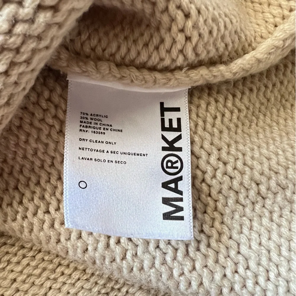 Market Workshop Bear Knit Sweater Size L